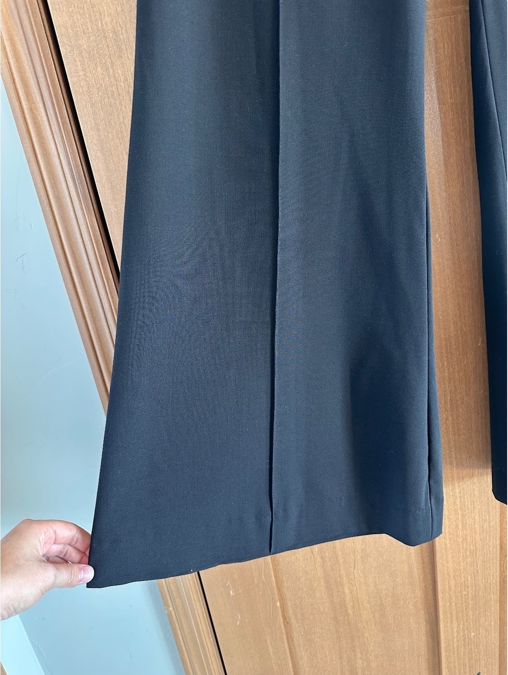 Zimmermann Wool Blend Woven Wide-Leg Pants Trousers in Black Women’s sz 4 Large - Picture 2 of 15